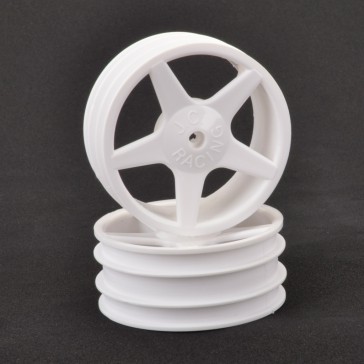 JC 5 Spoke 2.2 Front White Wheel XLS - pr