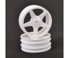 JC 5 Spoke 2.2 Front White Wheel XLS - pr