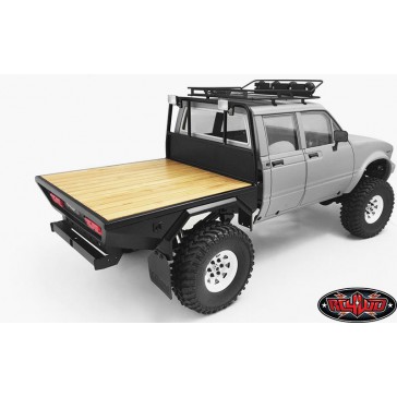 Wood Flatbed w/Mudflaps for Mojave II Four Door Body Set