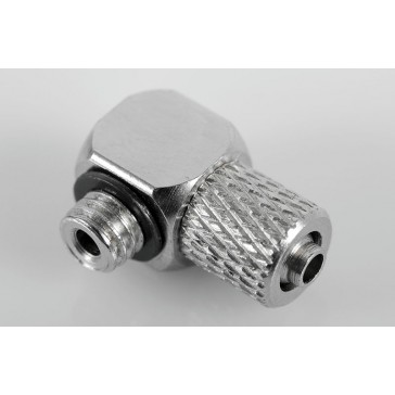 Hydraulic Connector M5 x 4mm Tube (90deg)