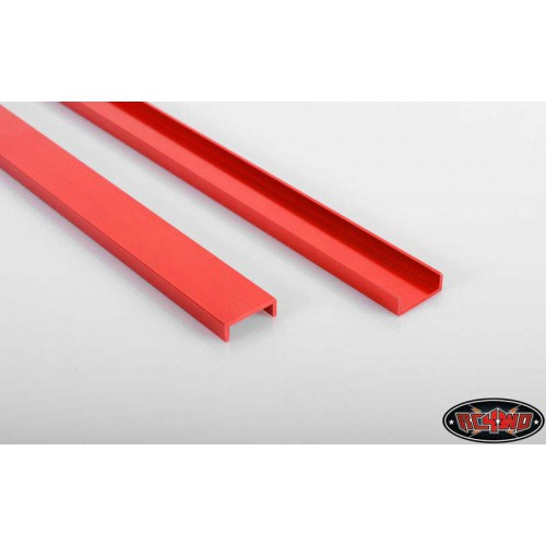 RC4WD Semi Truck Chassis Frame Rails (Red) - MCM Group