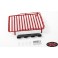 DISC.. Roof Rack with Light Pods for 1/18 Gelande D90 (Red)