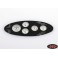 DISC.. 1/8 Black Instrument Panel with Instrument Decal Sheet (Styl