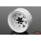 DISC.. 6 Lug Wagon 2.2 Single Steel Stamped Beadlock Wheels (White)