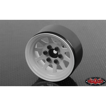 OEM Stamped Steel 1.9 Beadlock Wheels (White)