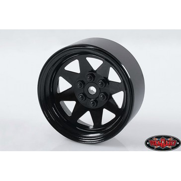 6 Lug Wagon 2.2 Steel Stamped Beadlock Wheels (Black)