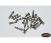 Miniature Scale Hex Bolts (M2 x 8mm) (Silver)