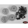 OEM Steel 1.9 Stock Beadlock Wheel Hexes