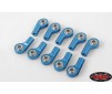 DISC.. M3 Offset Short Aluminum Rod Ends (Blue) (10)