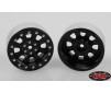 Raceline Monster 2.2 Beadlock Wheels (Black/Silver)