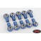 DISC.. M3 Mini Aluminum Axial Style Rod End (Blue) (10)