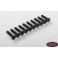 DISC.. Flat Head Self Tapping Screws M3 x 14mm (Black)