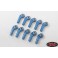 DISC.. M3 Extended Offset Long Aluminum Rod Ends (Blue) (10)