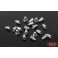 DISC.. M1.6 Flanged Acorn Nuts (Silver)