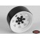 DISC.. SLVR 6 Lug Wagon 1.9 Single Steel Stamped Beadlock Wheel (Wh