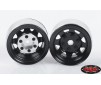 Stamped Steel Single 1.55 Stock Black Beadlock Wheel