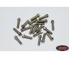 Miniature Scale Hex Bolts (M2.5 x 8mm) (Silver)