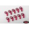 DISC.. M3 Extended Offset Short Aluminum Rod Ends (Red) (10)