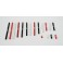 DISC.. 20mm (0.79) Internally Threaded Aluminum Link (Red) (4)