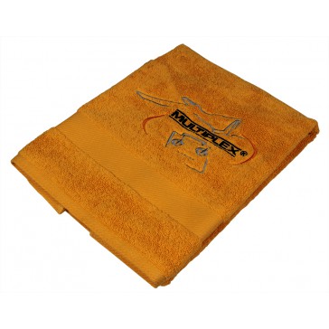 DISC.. Towel orange w. MPX Logo 50x90 cm