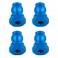 SHOCK BUSHINGS 10MM BLUE ALUMINUM