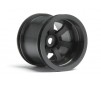 Scorch 6-Spoke Wheel Black (2.2In/55X50Mm/2Pcs)