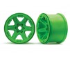 Wheels, 3.8' (green) (2) (17mm splined)