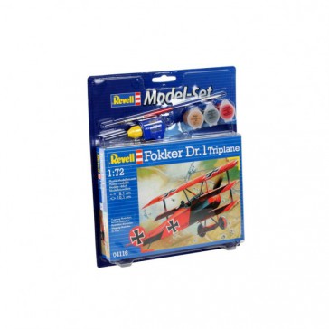 MODEL SET FOKKER DR. 1 TRIPLAN - 1:72