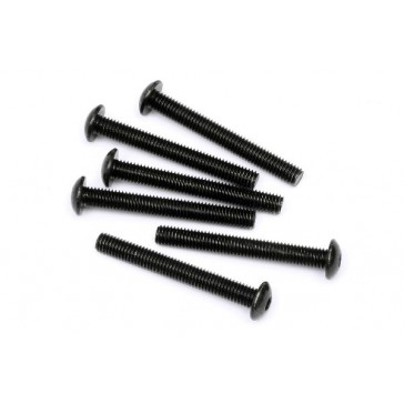 Button Head Screw M5X40Mm (Hex Socket/6Pcs)