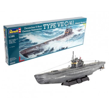 German Submarine Type VII C/41 "Atlantic Version" - 1:144