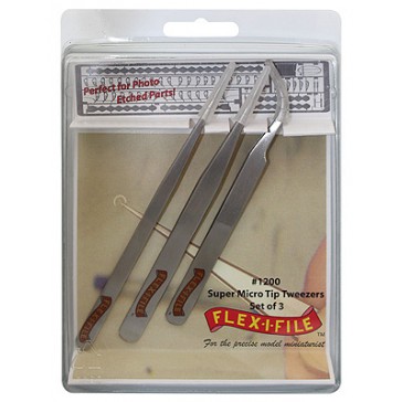 Super Micro Tip Tweezers (3 pack)