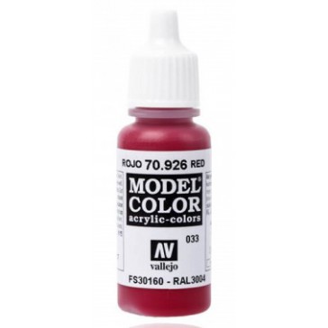 Peinture Acrylique Model Color (17ml) - Matt Red