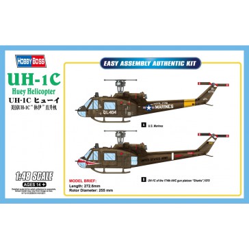 UH-1C Huey Helicopter 1/48