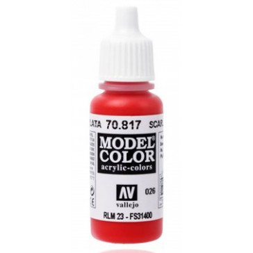 Peinture Acrylique Model Color (17ml) - Matt Scarlet