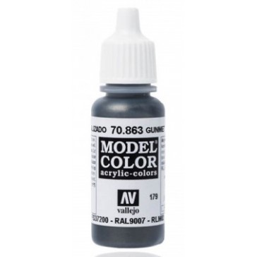 Peinture Acrylique Model Color (17ml) - Metallic Gunmetal Grey