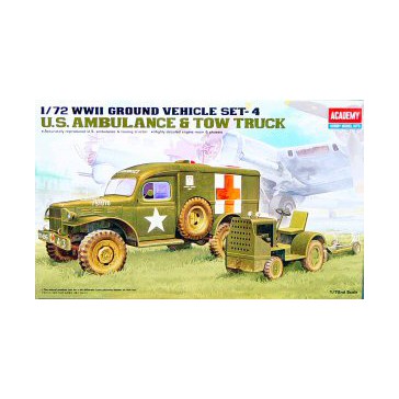 US Ambulance+Tractor 1/72