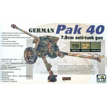 Pak 40 76mm Gun 1/35