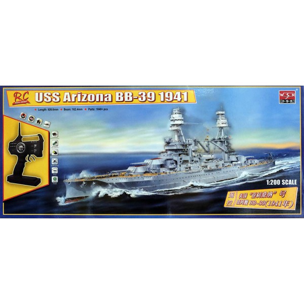  Motor city classics USS Arizona BB-39 1915 (1:1250