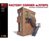 Factory Corner w/steps 1/35