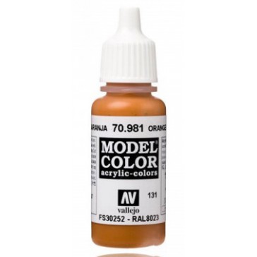 Acrylic paint Model Color (17ml) - Matt Orange Brown