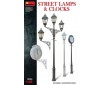 Street Lamps & Clock 1/35