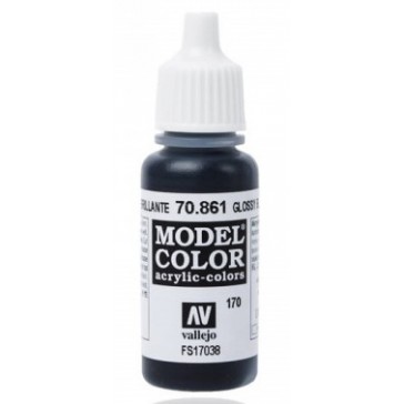 Acrylic paint Model Color (17ml) - Matt Gloss Black