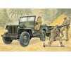 WILLYS MB JEEP WITH TRAILER 1/35