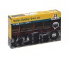 TRAILER RUBBER TYRES (8X) 1/24