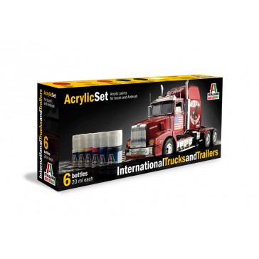 ACRYLSET 6 ST INTER.TRUCKS & TRAILERS