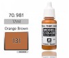 Acrylic paint Model Color (17ml) - Matt Orange Brown