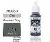 Acrylic paint Model Color (17ml) - Metallic Gunmetal Grey