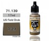 Acrylic paint Model Air (17ml)  - US Field Drab