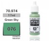 Acrylic paint Model Color (17ml) - Matt Green Sky