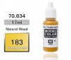 DISC..Peinture Acrylique Model Color (17ml) -Transparent Natural Wood